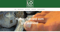 Desktop Screenshot of lo-foten.se