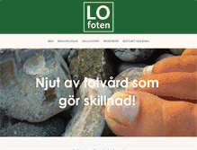 Tablet Screenshot of lo-foten.se